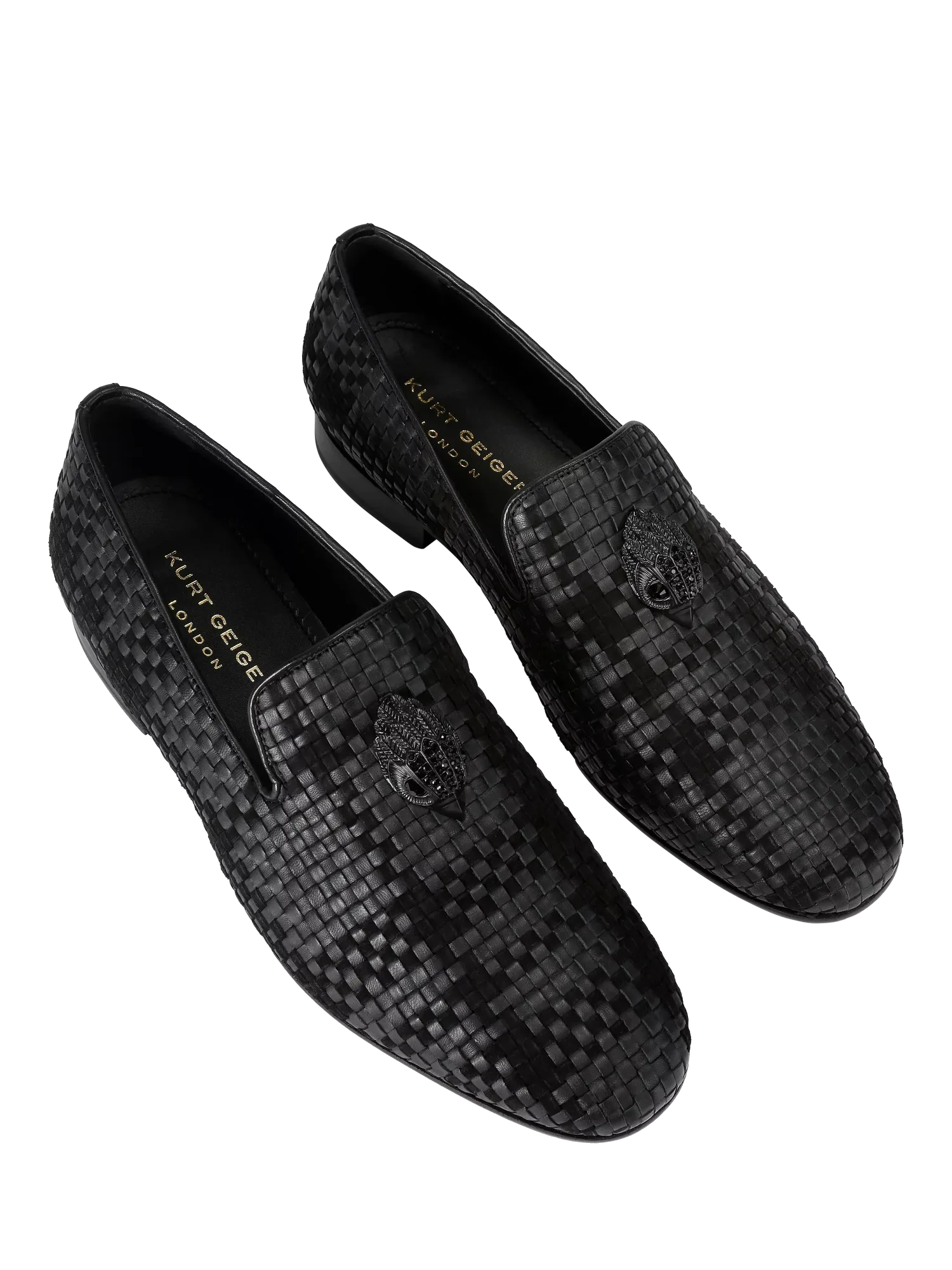 Кожаные лоферы Ace Stud, черные Kurt Geiger London — фото 2