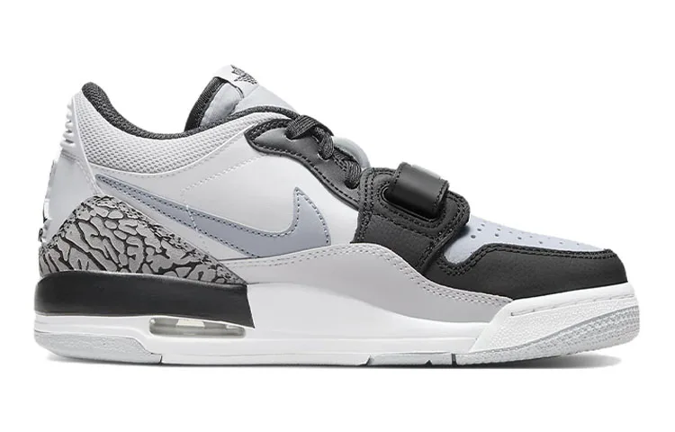 Jordan Кроссовки Legacy 312 Low белые черные серые GS — фото 4