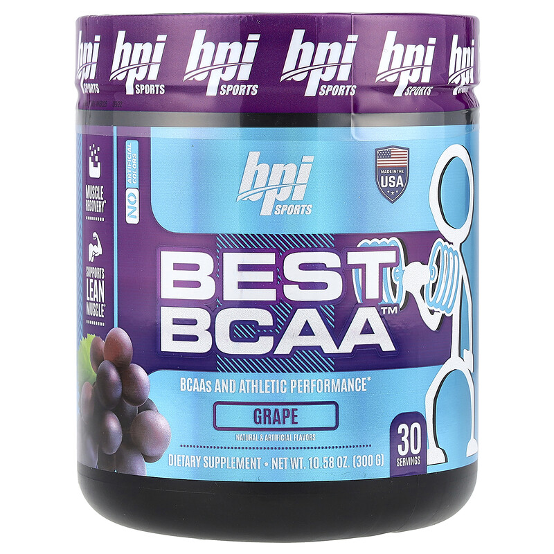 

BPI Sports, Best BCAA, виноград, 300 г (10,58 унций)