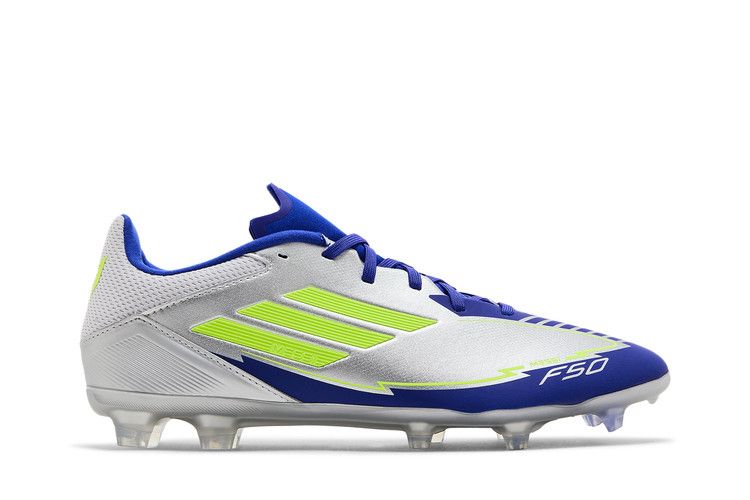Бутсы adidas Messi Adizero F50 League FG MG 'La Vida Rapida Pack', серебряный — фото 2