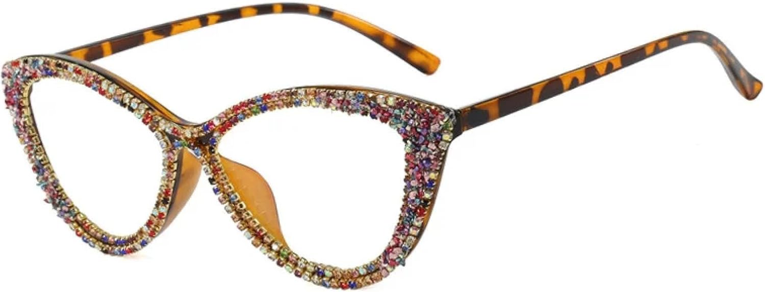 

Солнцезащитные очки с защитой от УФ-излучения UV400 | Прозрачные линзы, легкая оправа | Для женщин и мужчин, для занятий спортом на открытом воздухе и вождения DSVIGF, Leopard