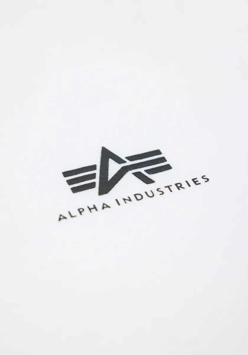 Футболка Alpha Industries " Alpha Industries Kids - Футболки Basic T с маленьким логотипом для детей/подростков", белый — фото 3