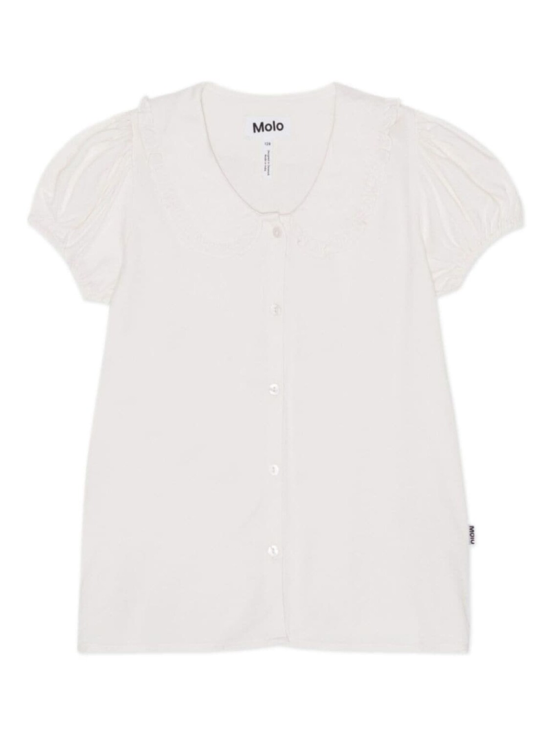 

Molo short puff-sleeve blouse, белый