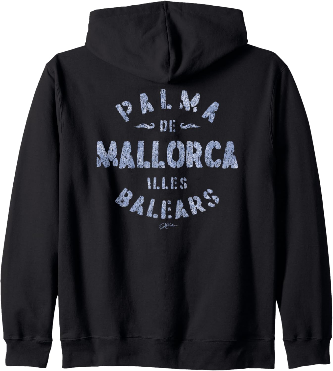 

JCombs: Пальма-де-Майорка, Балеарские острова, Испания. Толстовка на молнии, черный