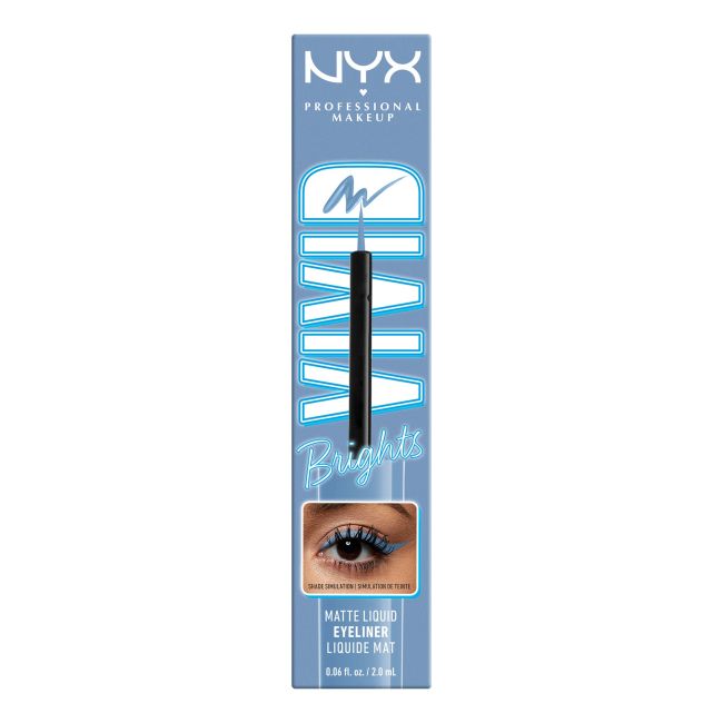 

Яркая жидкая подводка для глаз с ручкой NYX Professional Makeup, цвет cobalt crush, 2 мл