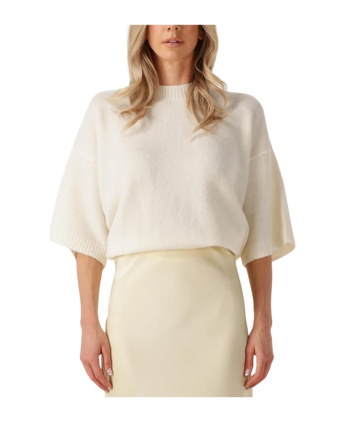 

Вязаный свитер цвета экрю, Меган Knit-Ted, белый