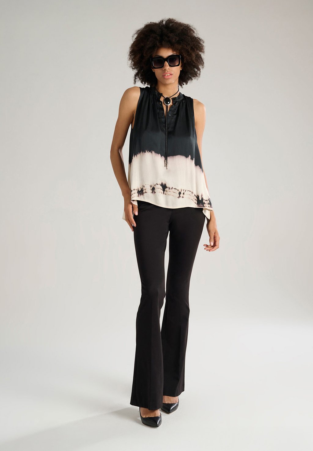 

Топ TIE DYE - Blouse Manila Grace, черный