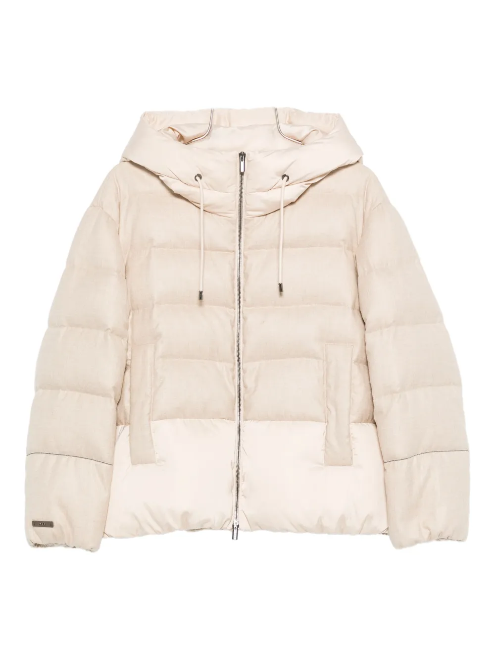 

Стеганая куртка с капюшоном Peserico, розовый