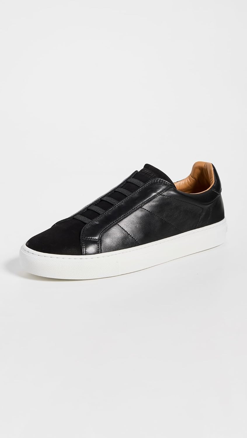 Мужские кожаные кроссовки GREATS Royale 2.0, черный — фото 3