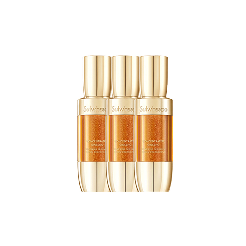 Омолаживающая сыворотка Sulwhasoo Concentrated Ginseng Renewing Serum EX, 8 мл х 3 — фото 2