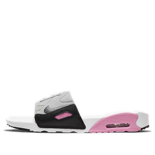 Тапочки air max 90 slide 'rose' Nike, белый