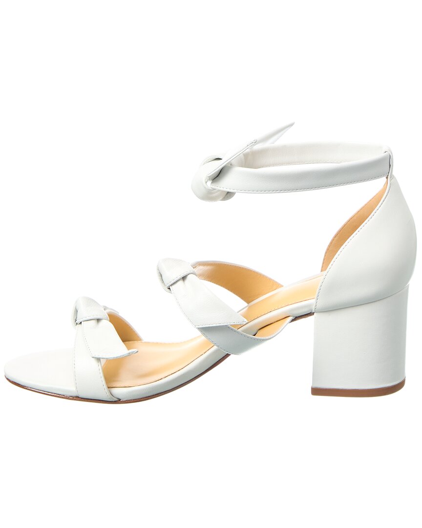 Alexandre Birman New Lolita 60 Leather Sandal, белый — фото 2