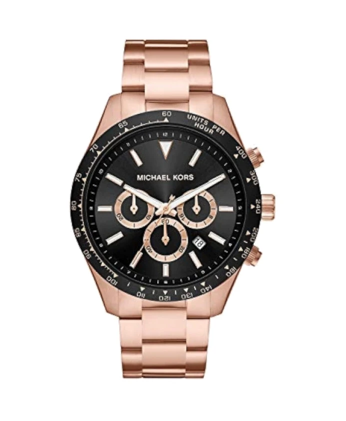 

Мужские кварцевые часы из нержавеющей стали Michael Kors, розовый