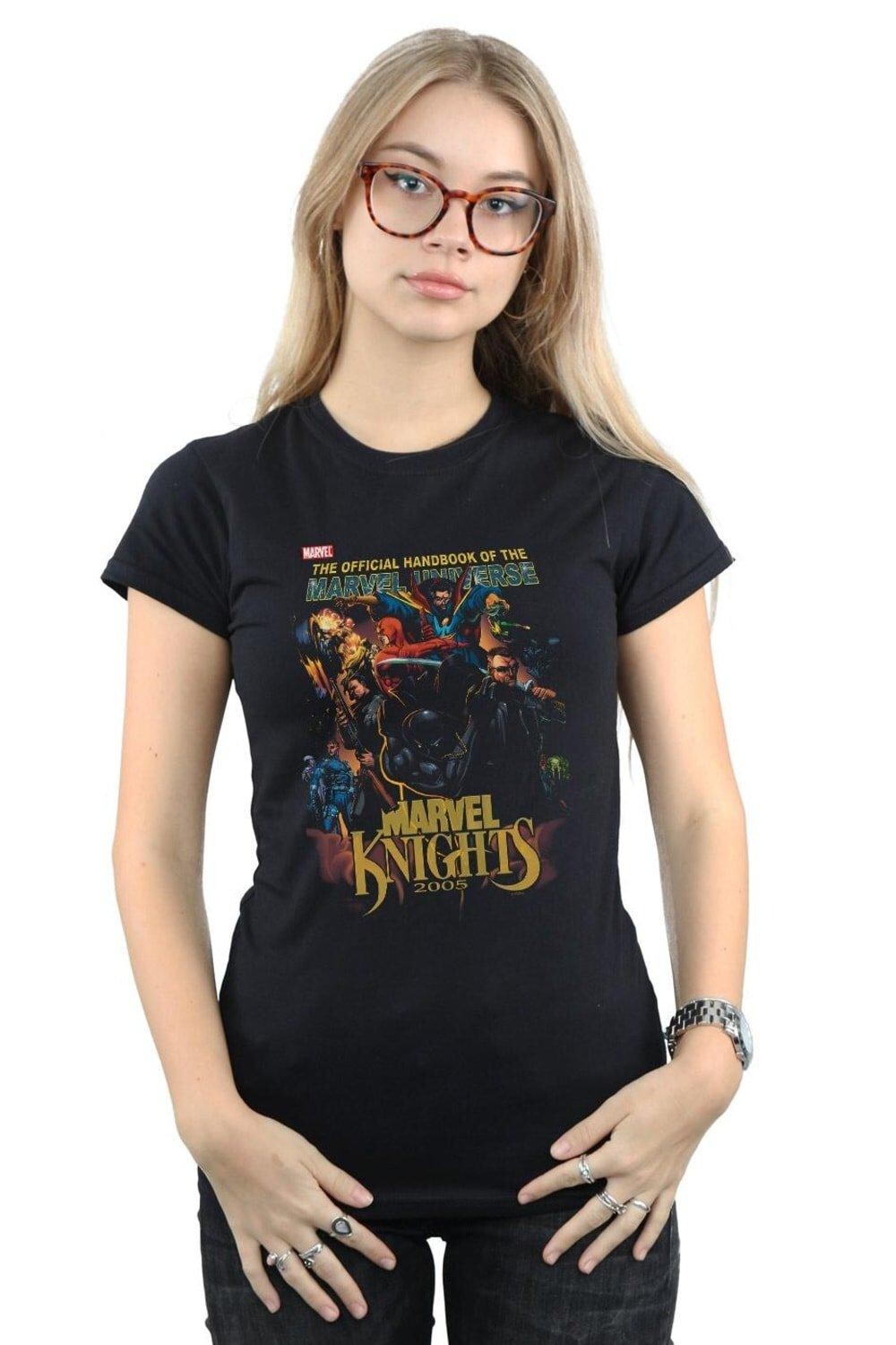 

Хлопковая футболка Official Handbook Of The Universe Marvel, черный