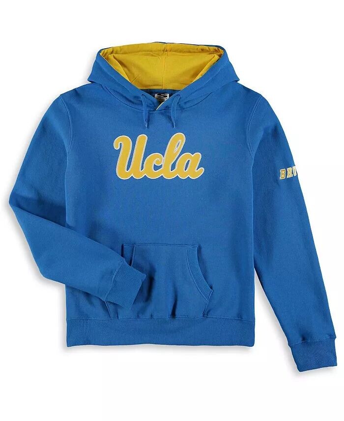 

Синяя толстовка с капюшоном UCLA Bruins Big Logo для больших мальчиков и девочек Colosseum