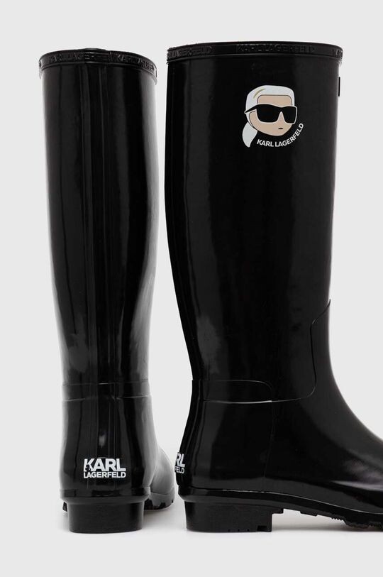 Резиновые сапоги КАЛОШ НФТ Karl Lagerfeld, черный — фото 3