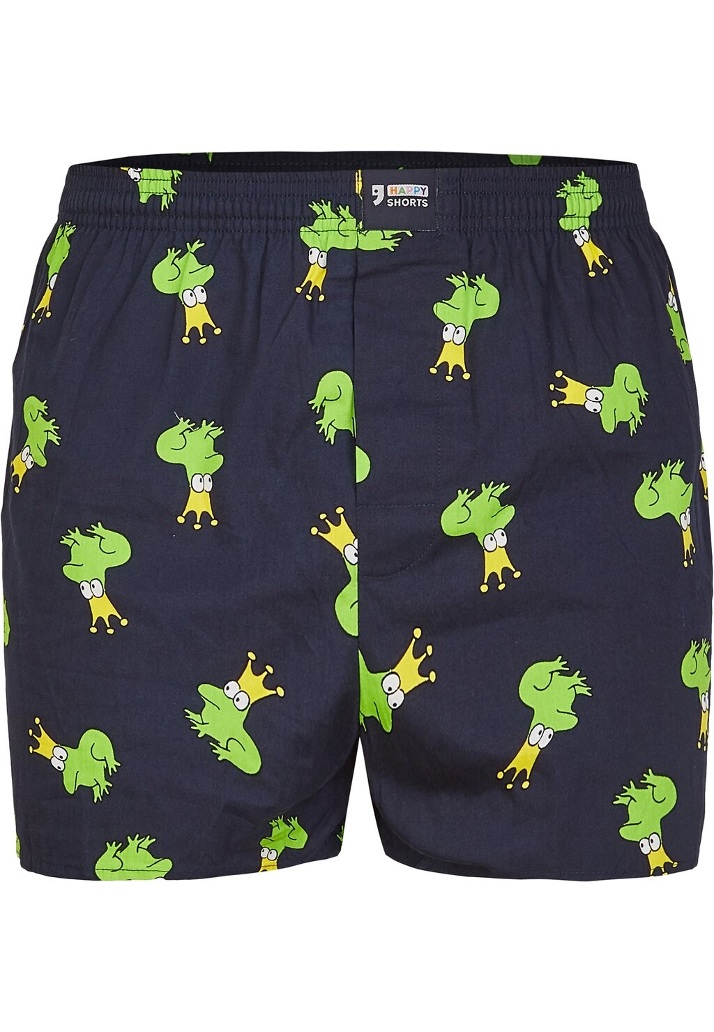 

Боксеры 3-PACK PRINT Happy Shorts, темно-синий