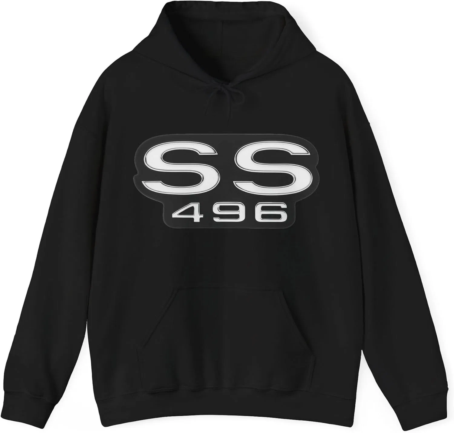 Толстовка SS 496, Nova Chevelle Camaro, Muscle Car Gift GENERIC, черный