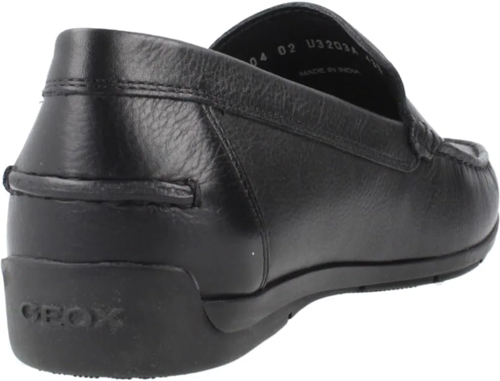 Мужские мокасины Geox U Siron A, Black — фото 4