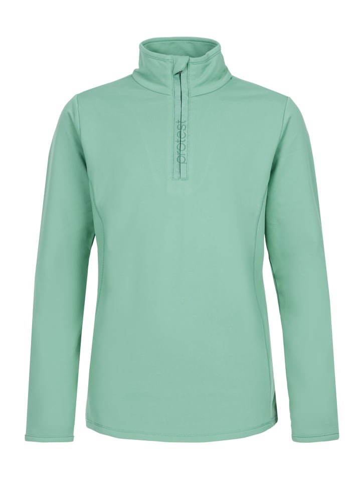 

Флисовая куртка Protest REFABRIZOY JR 1/4 zip active top, цвет Green Baygreen