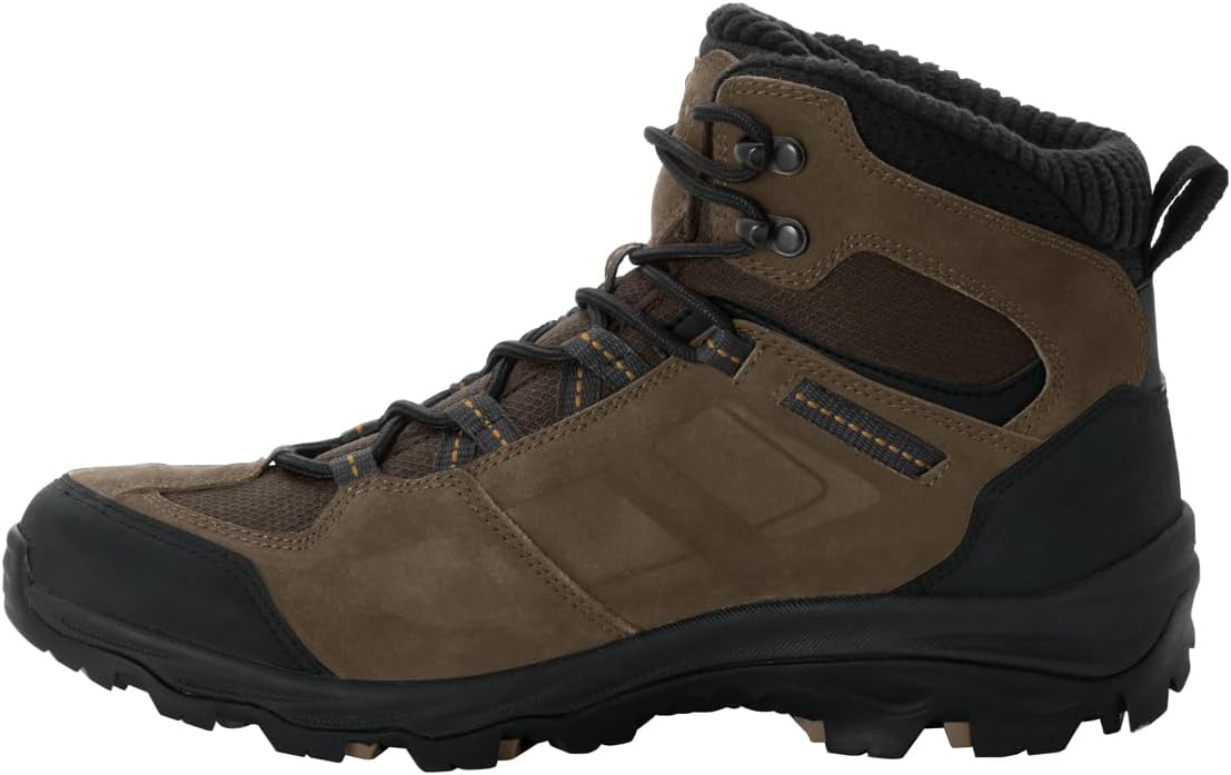 Мужские походные ботинки Jack Wolfskin Vojo 3 Wt Texapore Mid M, коричневый — фото 2