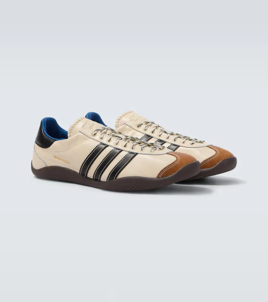 Кожаные кроссовки x Wales Bonner Karintha OG Adidas, белый