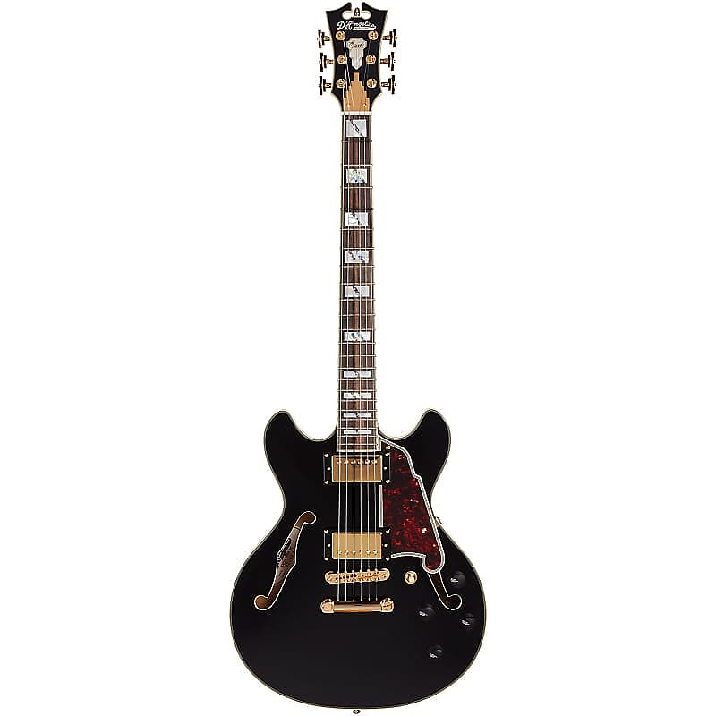 

Электрогитара D'Angelico Excel Mini Double Cut Semi-Hollow, Dual USA Seymour Duncan '59 humbuckers, coil split