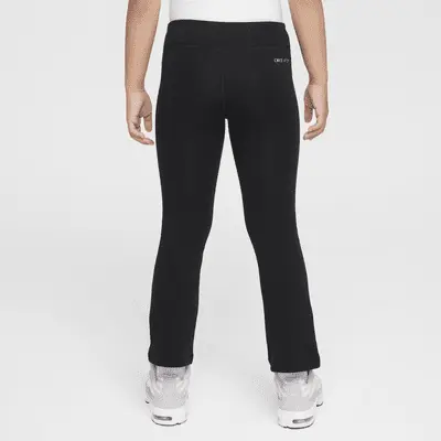 Леггинсы Nike Little Kids' Dri-FIT Flared Leggings, черный — фото 2