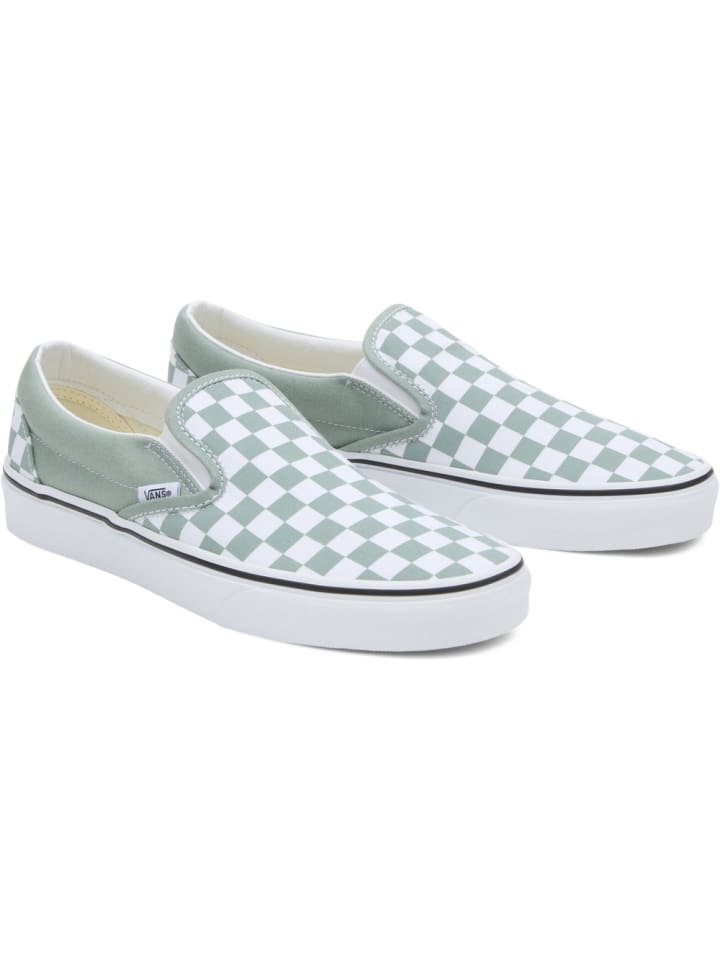 

Кроссовки на шнуровке Classic Slip-On Vans, зеленый
