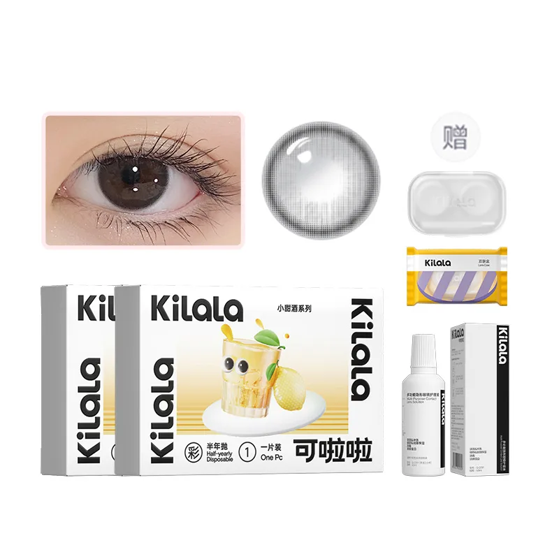 Контактные линзы Natural на полгода Kilala, Ambiguous bubble black