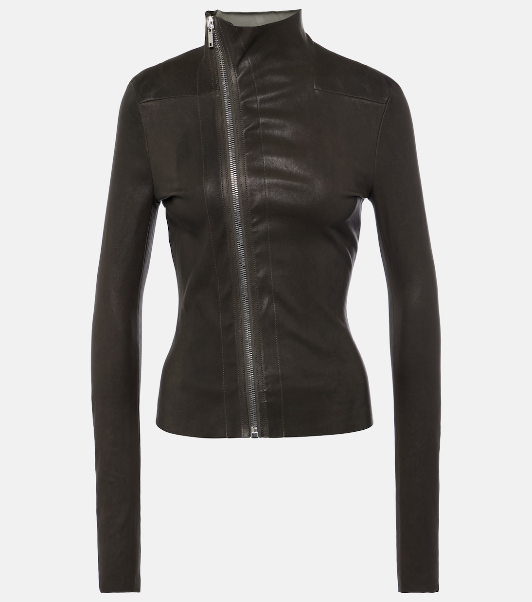 

Куртка Гэри из кожи и хлопка Rick Owens, Dark Dust