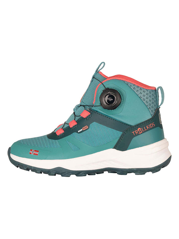 

Trollkids Походные ботинки "Trollfjord Mid XT" бирюзового цвета
