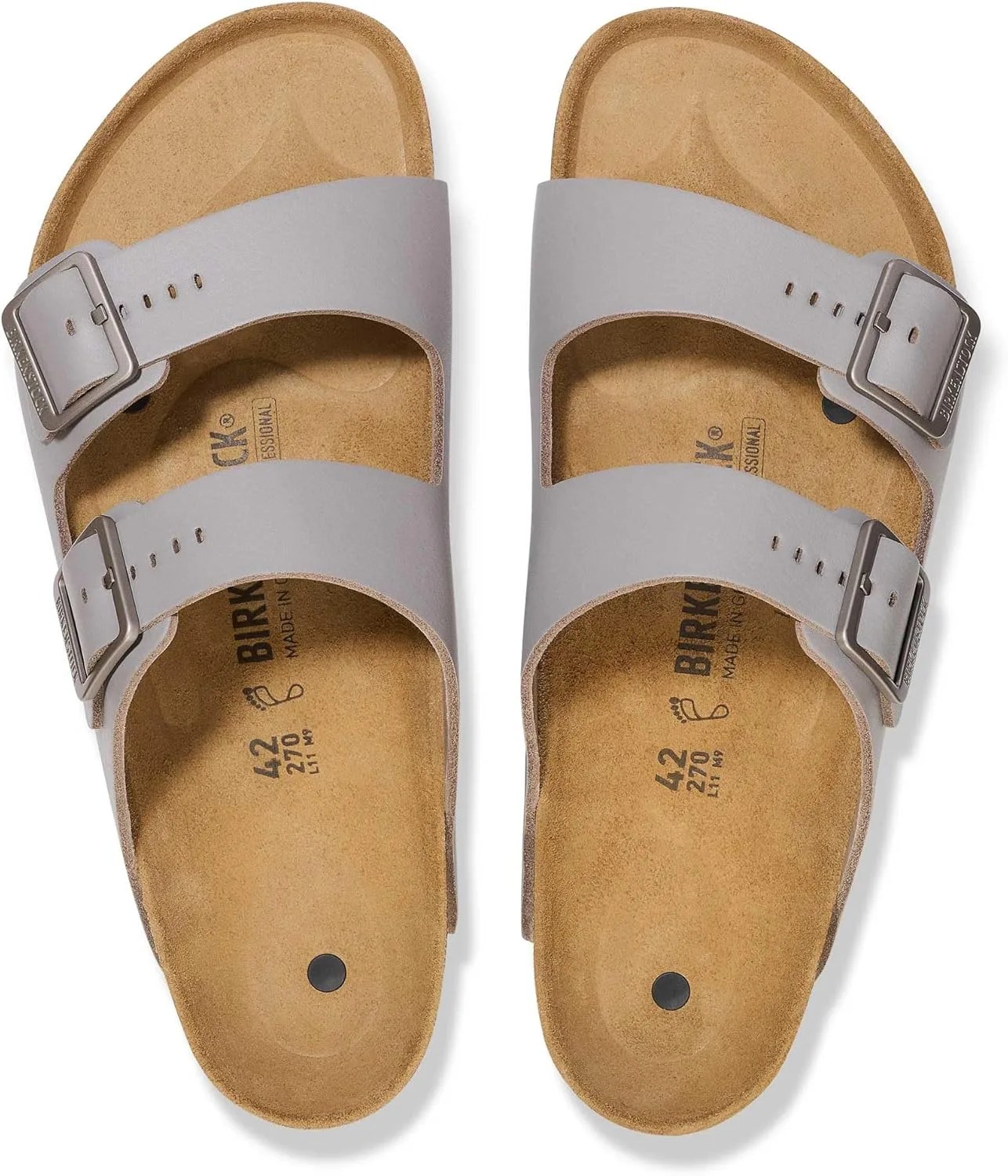 Сандалии Birkenstock Arizona Pro ESD для мужчин и женщин с эргономичной стелькой, нескользящей подошвой и регулируемыми пряжками, антистатические — фото 3