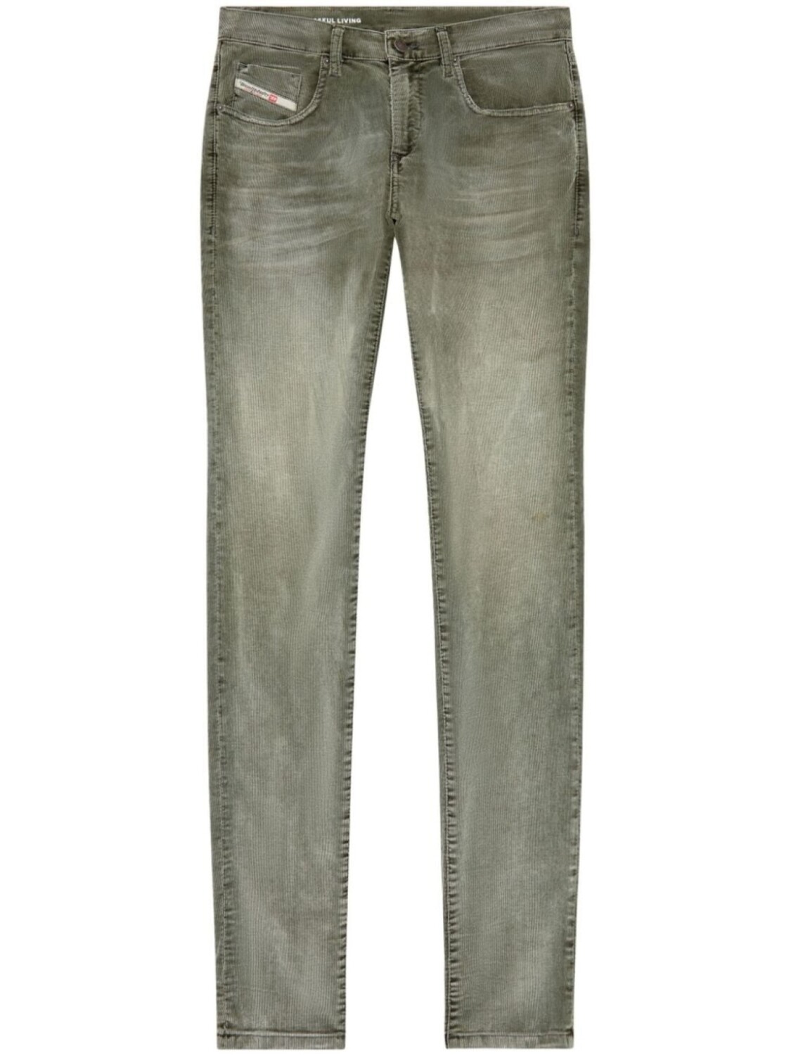 

Diesel узкие джинсы 2019 D-Strukt, зеленый