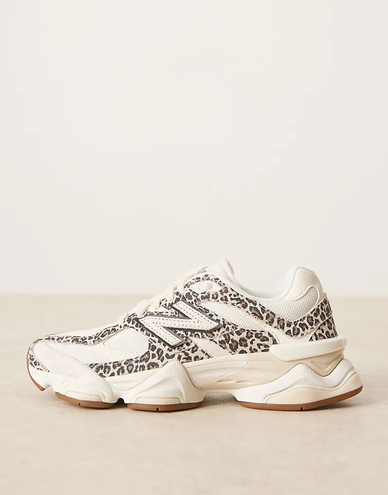 Кроссовки New Balance 9060 с леопардовым принтом — эксклюзивно на ASOS — фото 2