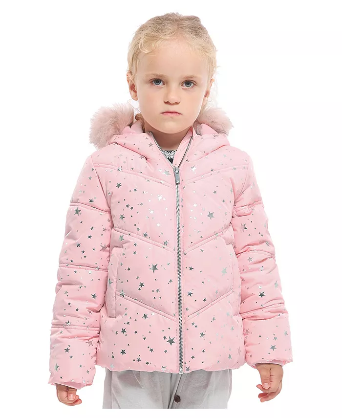 

Детская утепленная пуховая куртка Bubble Coat Rokka&Rolla, розовый