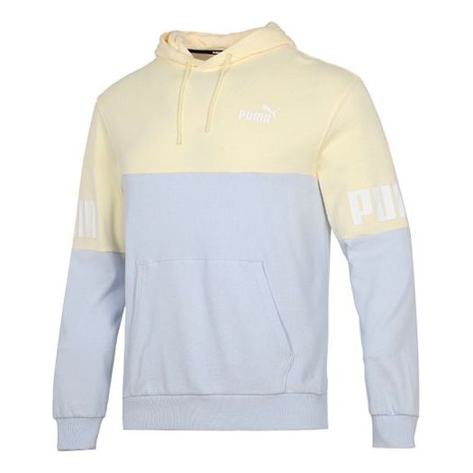 

Худи PUMA Power Logo Printing Colorblock Sports Light Blue 670937-21