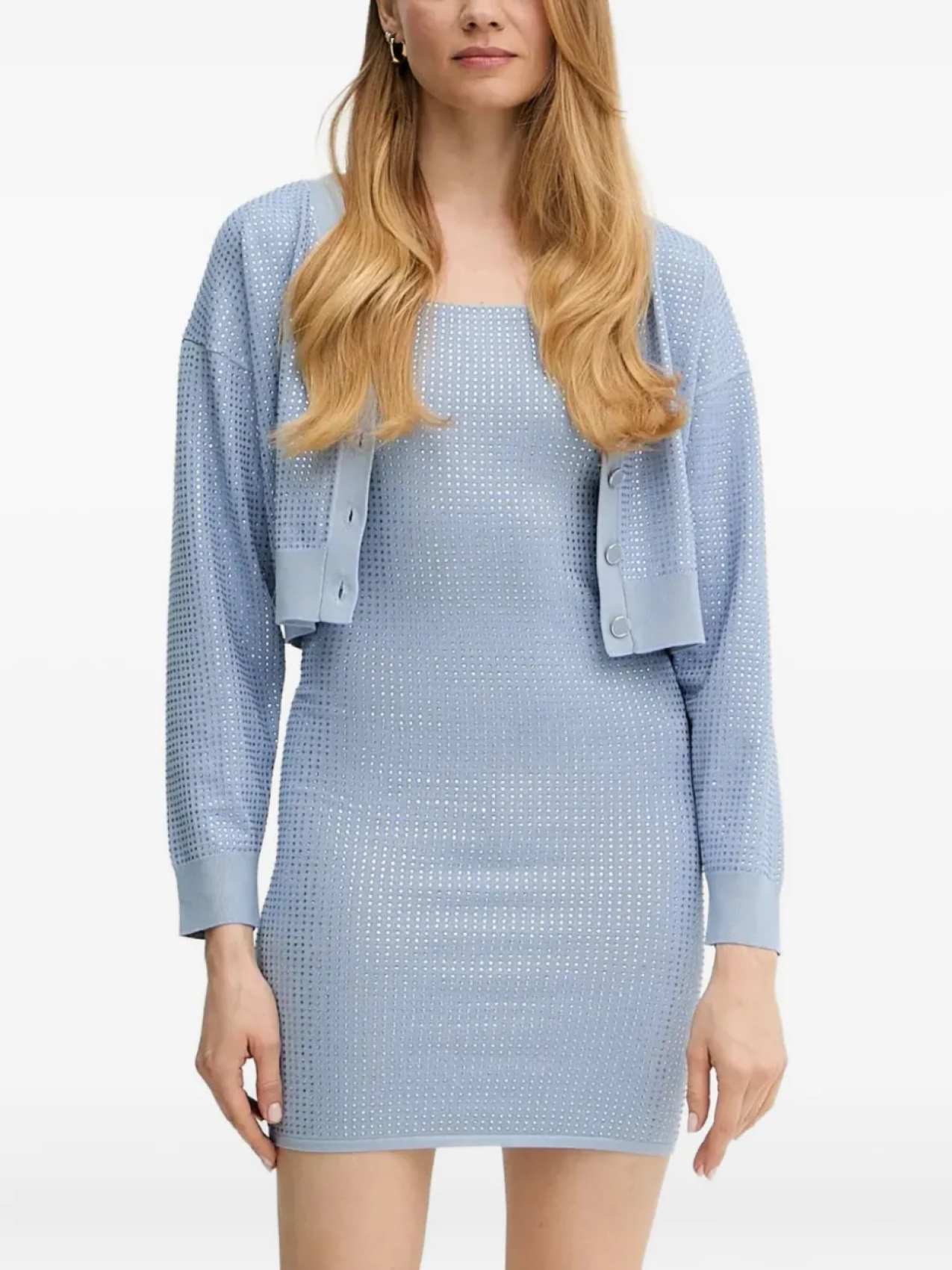 

GUESS USA декорированный кардиган, синий