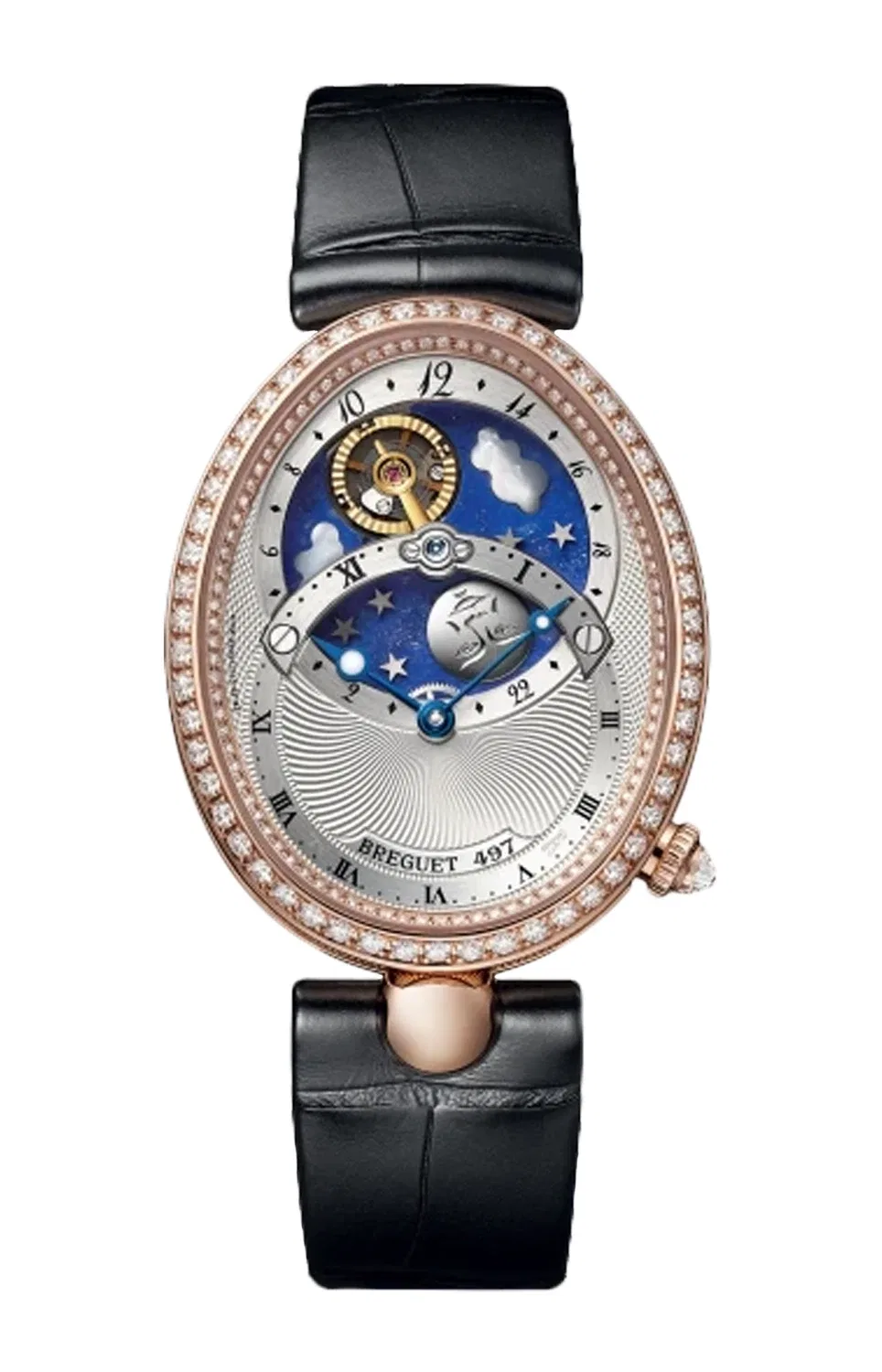 Женские часы Reine de Naples День/Ночь 8998 - 8998BR/11/974/D00D BREGUET, золотой