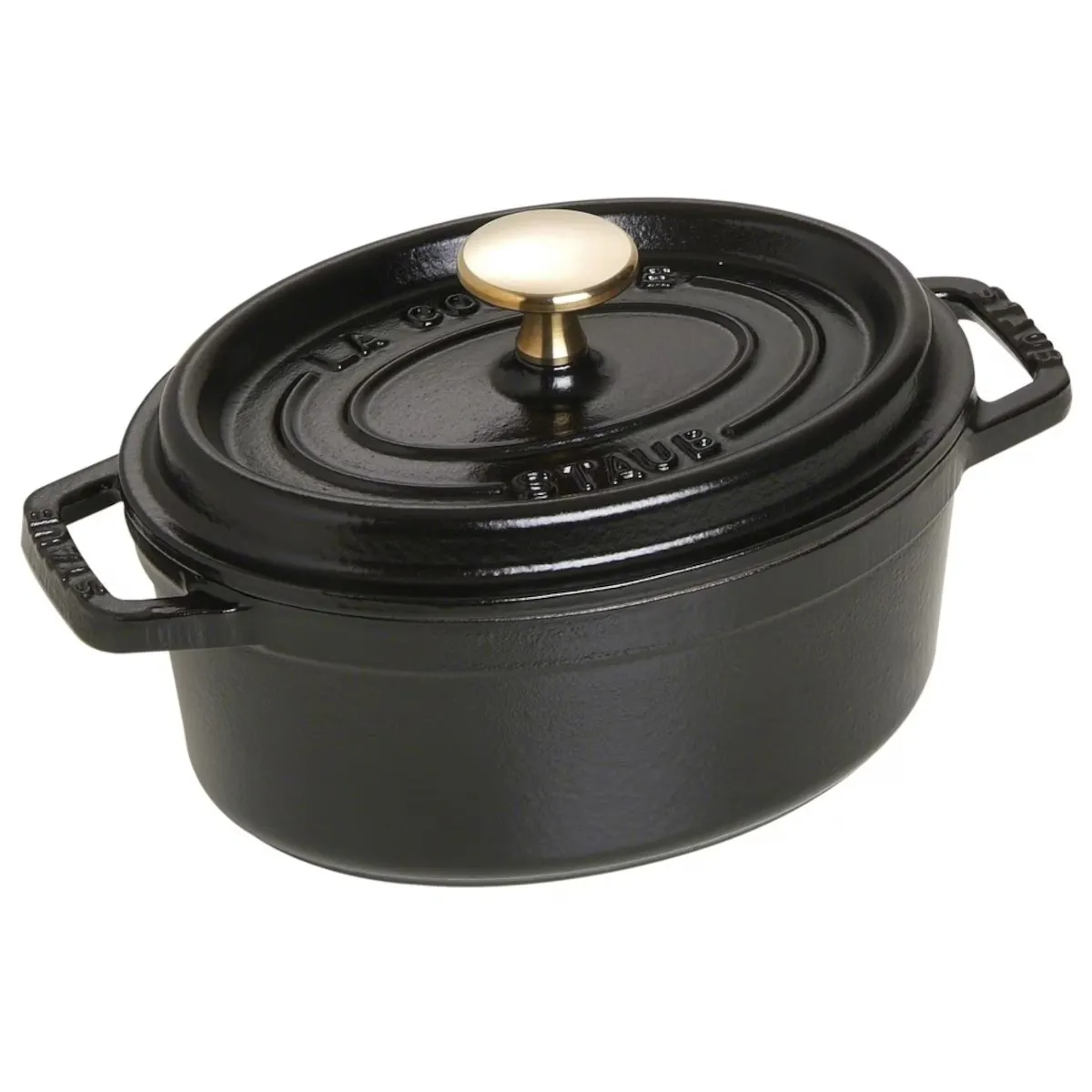 

Кокот чугунный овальной формы Staub, черный