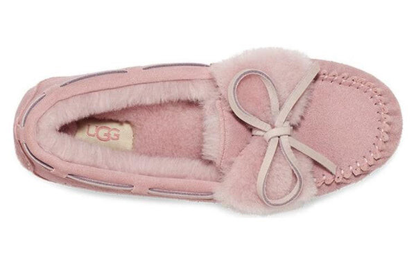 Тапочки дакота двойной бант Ugg, серый — фото 4