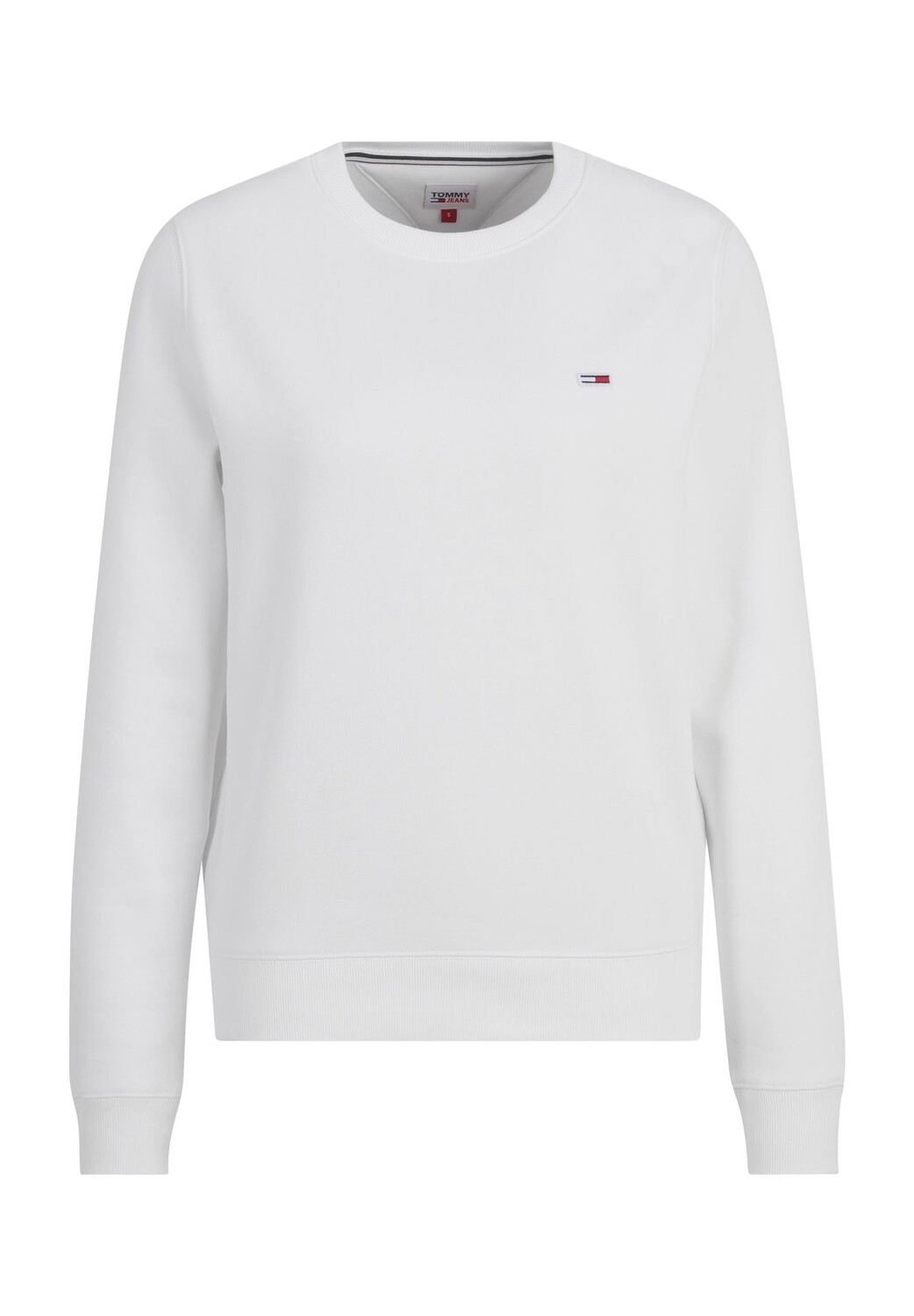 

Женская толстовка с круглым вырезом TOMMY Jeans, цвет Ybr White
