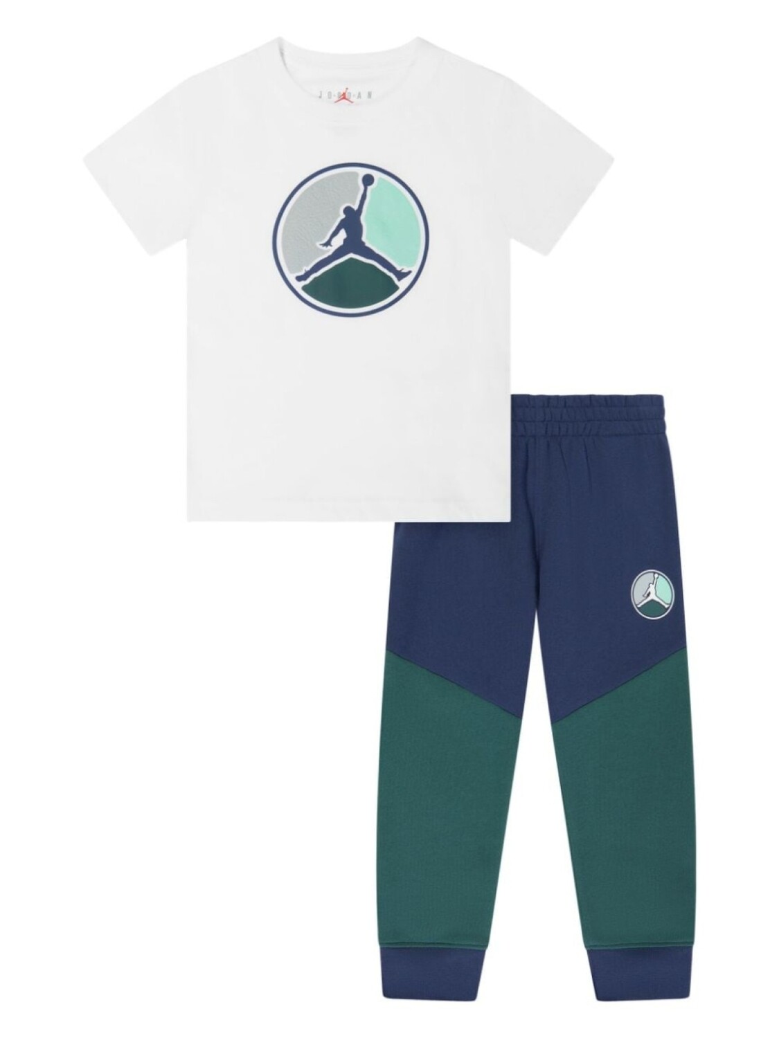 

Комплект брюк Jordan Kids Jumpman с принтом, белый