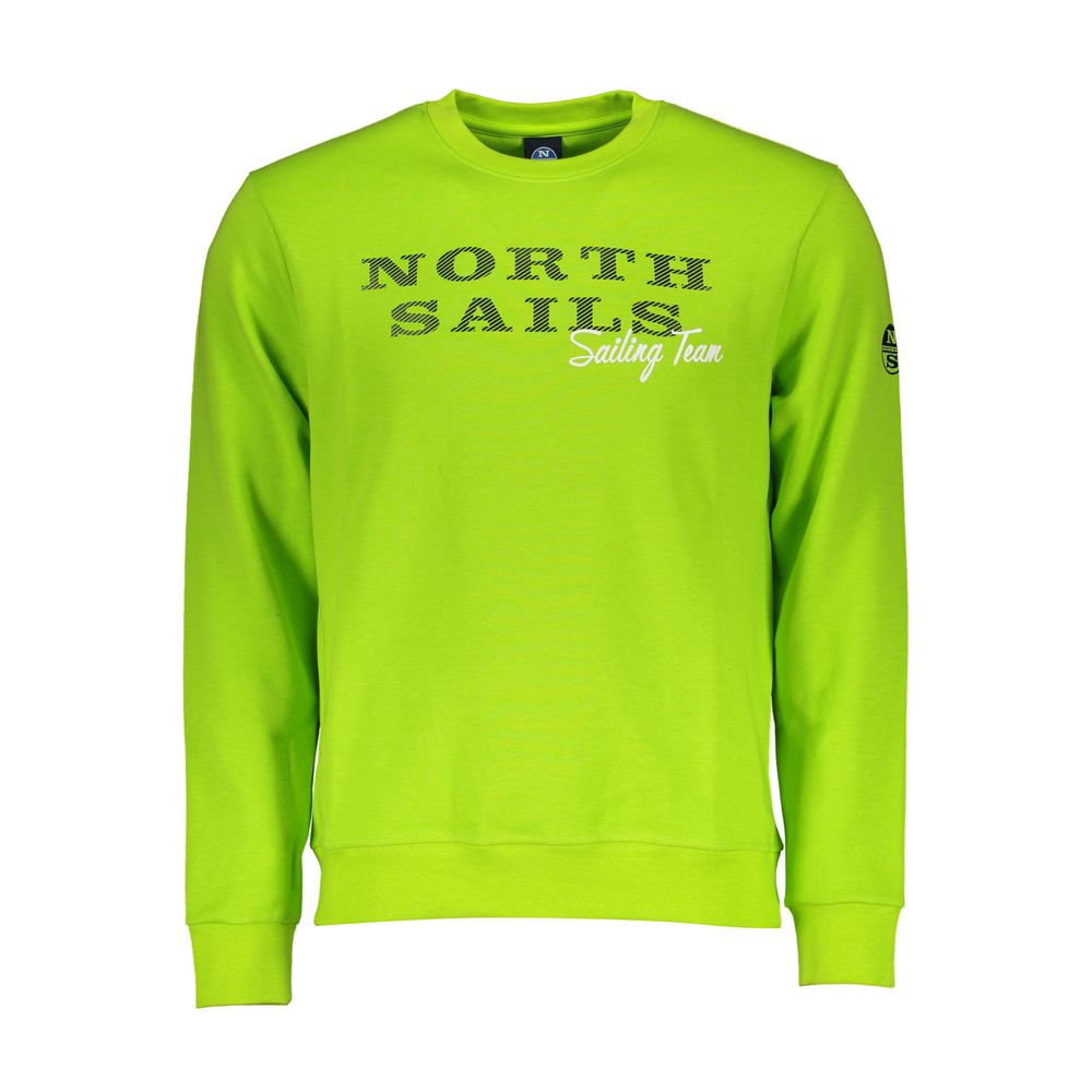 

Зеленый хлопковый свитер North Sails