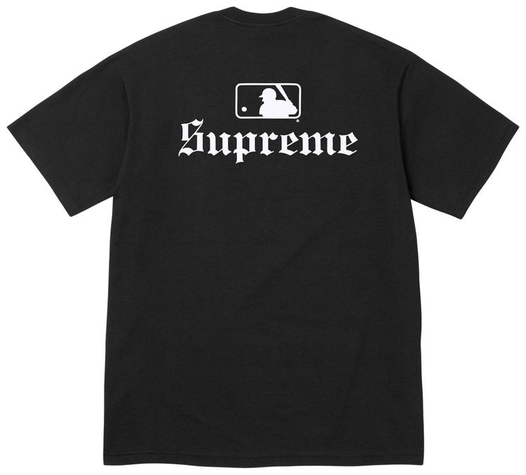 Футболка Supreme x MLB Teams, черная, черный — фото 2