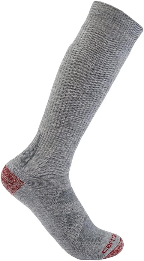 

Carhartt мужские SB9760M утепленные носки из смесовой шерсти мериноса, Asphalt Heather