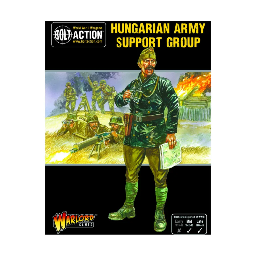 

Группа поддержки венгерской армии, Bolt Action - Hungarian (28mm)