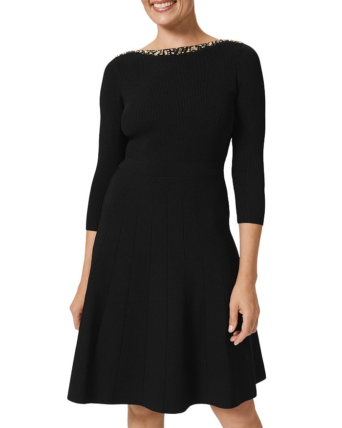 

Трикотажное платье Эмили HOBBS LONDON, черный