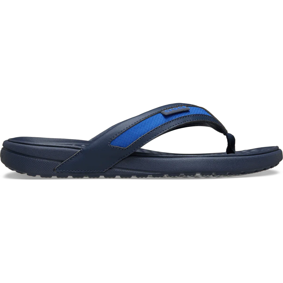 Yukon Sport Flip Crocs, Blue Bolt/Navy