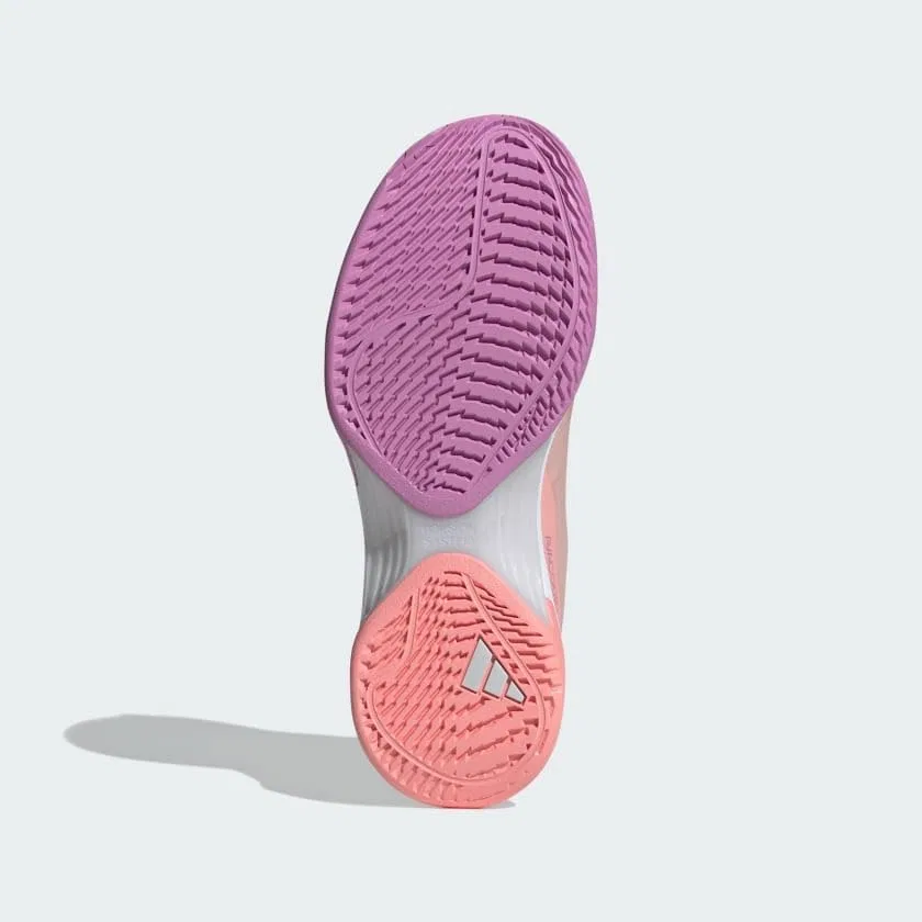 Кроссовки для тенниса Adidas Avacourt 2.0, Sandy Pink/Cloud White/Purple Burst — фото 4